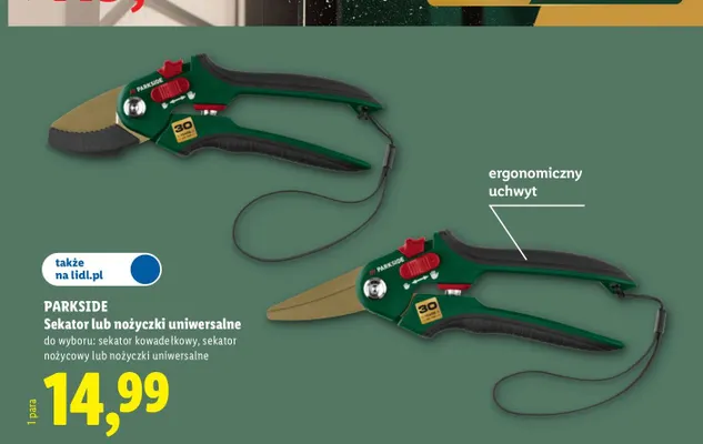 Nożyczki uniwersalne Parkside promocja w Lidl