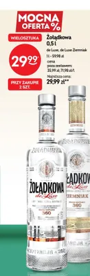 Wódka Żołądkowa de Luxe promocja w Żabka