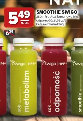 Smoothie Swigo detox promocja w Stokrotka