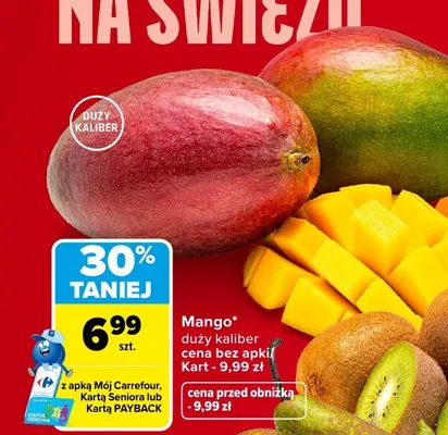 Mango duży kaliber promocja w Carrefour