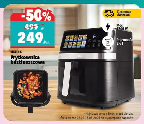 Frytkownica beztłuszczowa promocja w Biedronka Home