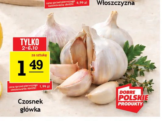 Czosnek główka promocja w Gram Market