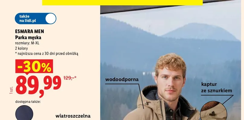 Parka męska promocja w Lidl