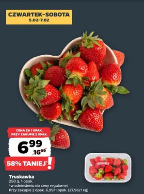 Truskawka 250 g, 1 opak. promocja w Netto