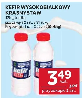 Kefir wysokobiałkowy krasnystaw promocja w Stokrotka
