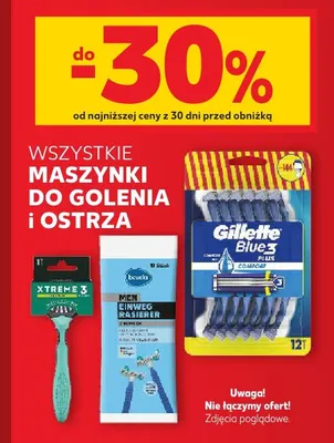 Maszynki do golenia i ostrza promocja w Kaufland