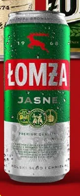 Piwo Łomża Jasne promocja w Lidl