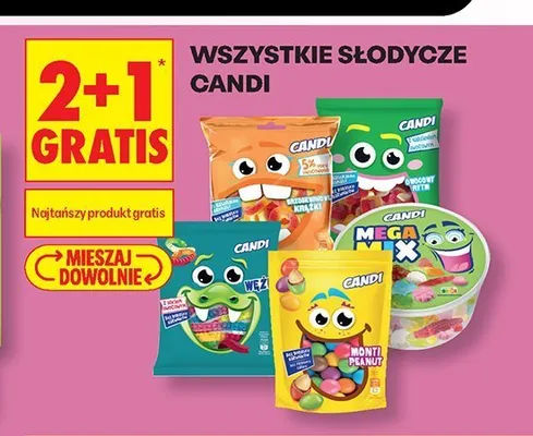 Draże Candi Monti Peanut promocja w Biedronka