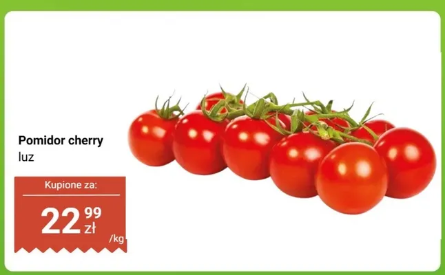 Pomidor cherry luz promocja w Dino