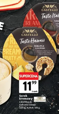 Serek kremowy Taste Italy Castello promocja w Intermarche