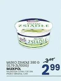 Mleko zsiadłe Mlekpol promocja w Wafelek