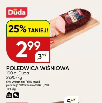 Polędwica Wiśniowa Duda promocja w Chata Polska
