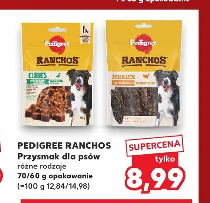 Przysmak dla psów Ranchos Cubes Pedigree promocja w Kaufland
