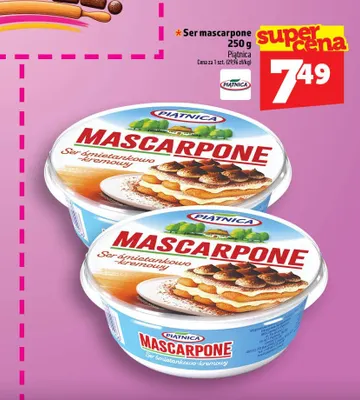 Ser mascarpone Piątnica promocja w TOPAZ