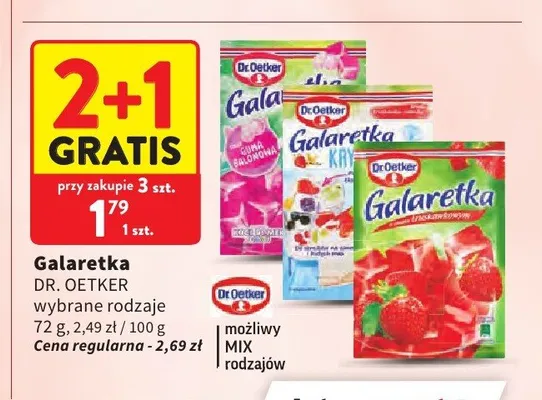 Galaretka Gala Dr. Oetker promocja w Intermarche