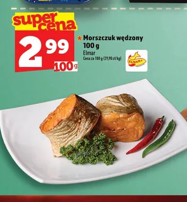 Morszczuk wędzony Elmar promocja w TOPAZ