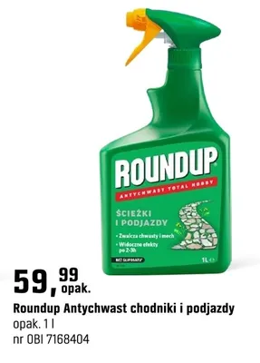 Środek Roundup Antychwast chodniki i podjazdy promocja w OBI