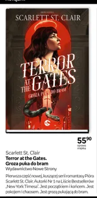 Książka Terror at the Gates. Groza puka do bram Scarlett St. Clair oprawa miękka promocja w Empik