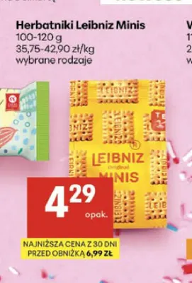 Herbatniki Leibniz Minis Original promocja w Delikatesy Centrum