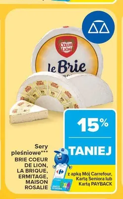 Ser pleśniowy Ermitage promocja w Carrefour