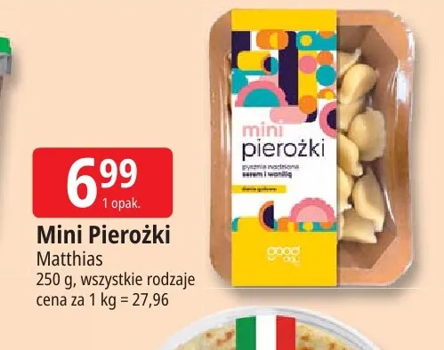 Mini pierożki Matthias promocja w Leclerc