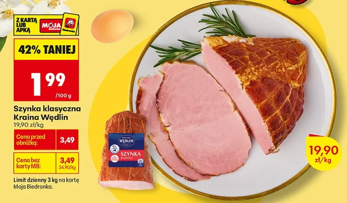 Szynka klasyczna promocja w Biedronka