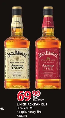 Likier Jack Daniel's Tennessee Apple promocja w Selgros