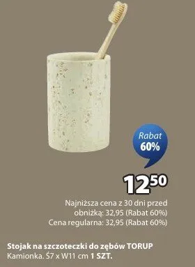 Stojak na szczoteczki do zębów TORUP promocja w Jysk