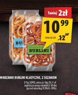 Obwarzanki Bublini klasyczne promocja w Arhelan