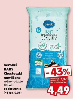 Baby chusteczki nawilżane różne rodzaje 80szt promocja w Kaufland