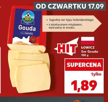 Ser gouda Łowicz promocja w Kaufland