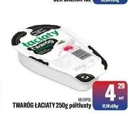 Twaróg Łaciaty półtłusty Mlekpol promocja w Tomi Markt