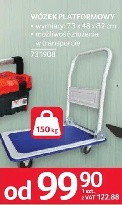 Wózek platformowy promocja w Selgros