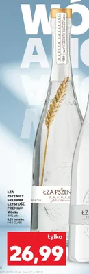 Wódka Łza Pszenicy Srebrna Czystość premium promocja w Kaufland