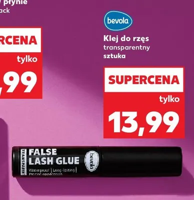 Klej do rzęs transparentny bevola promocja w Kaufland