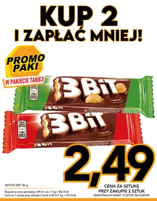 Baton 3Bit promocja w Kupiec