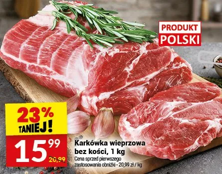 Karkówka wieprzowa bez kości promocja w Twój Market