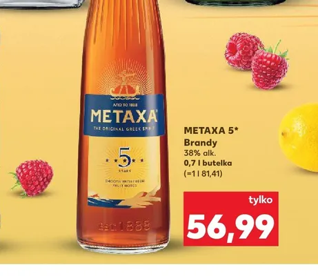 Brandy Metaxa 5* promocja w Kaufland