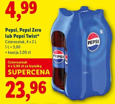 Napój Pepsi promocja w Lidl