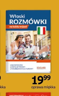 Książka Włoski Rozmówki na każdy wyjazd Edgard promocja w Empik