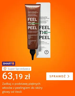 Peeling do skóry głowy Veoli Botanica Feel The Peel promocja w Allegro