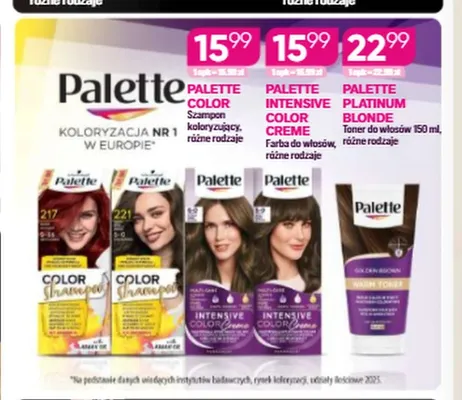 Toner do włosów Palette Platinum Blonde promocja w Drogerie Koliber