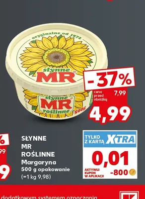 Margaryna Słynne MR Roślinne promocja w Kaufland