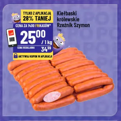 Kiełbaski królewskie Rzeźnik Szymon promocja w POLOmarket