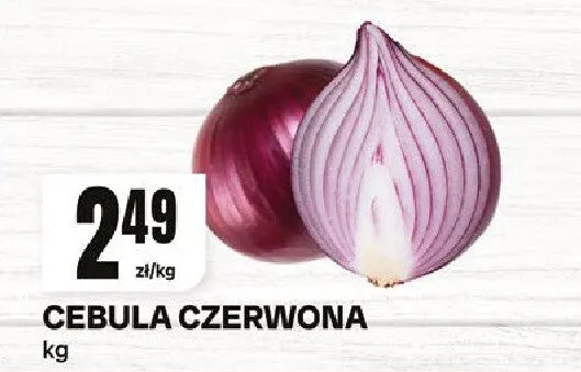 Cebula czerwona promocja w Chorten