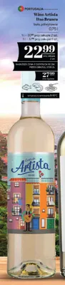 Wino białe Artista Dao Branco półwytrawne promocja w POLOmarket