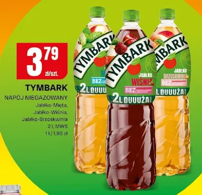 Napój niegazowany jabłko-mięta, jabłko-wiśnia, jabłko-brzoskwinia promocja w Chorten