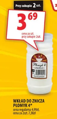Wkład do znicza Płomyk 4 promocja w Arhelan