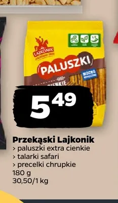 Przekąski Lajkonik precelki chrupkie promocja w Netto