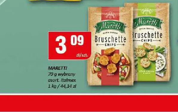 Sucharki Maretti Bruschette promocja w Chorten